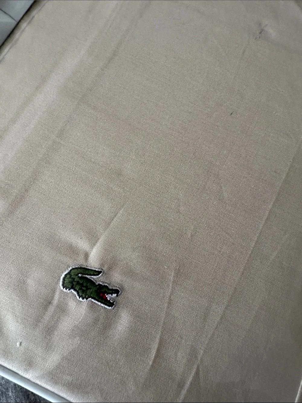 Lacoste Beige Sheet Set